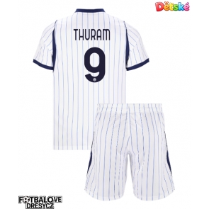 Inter Milan Marcus Thuram #9 Dětské Venkovní dres komplet 2026-27 Krátký Rukáv (+ trenýrky)